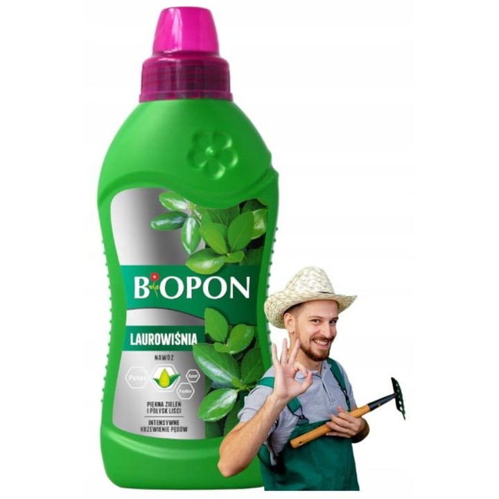 Ingrasamant mineral pentru lauri, BIOPON, 1L, lichid, continut bogat in macro, microelemente