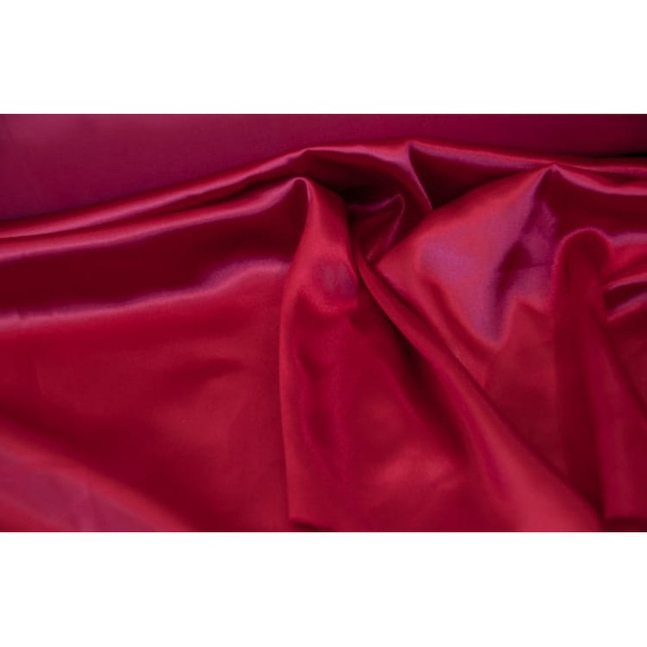 Tkanina decorativa Atlas satyna rosie 150cm, 100% poliester, 120g/m