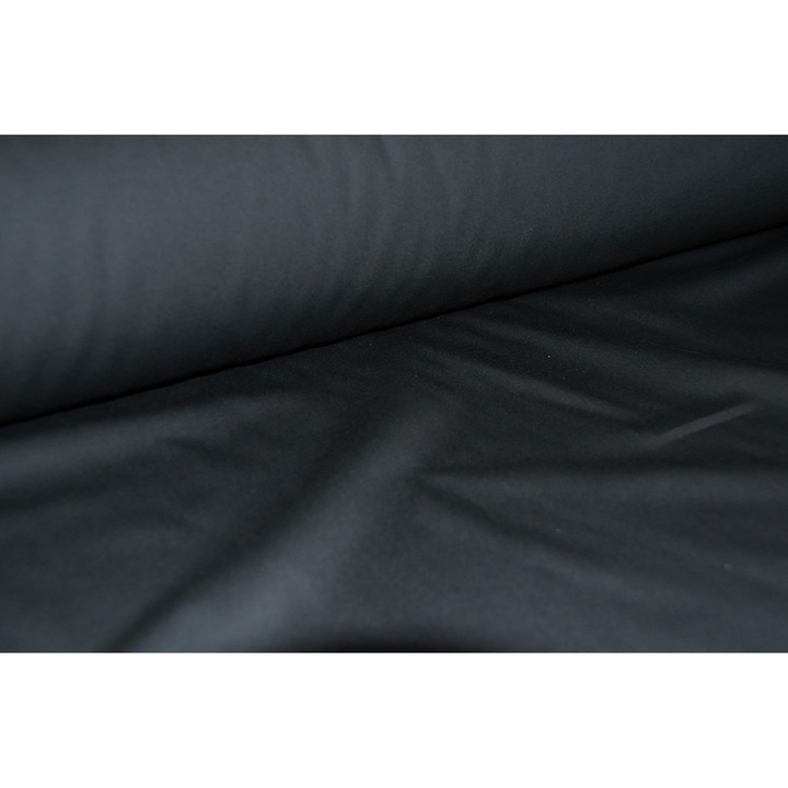 Material textil din bumbac, negru, 160cm, 170g/m², set