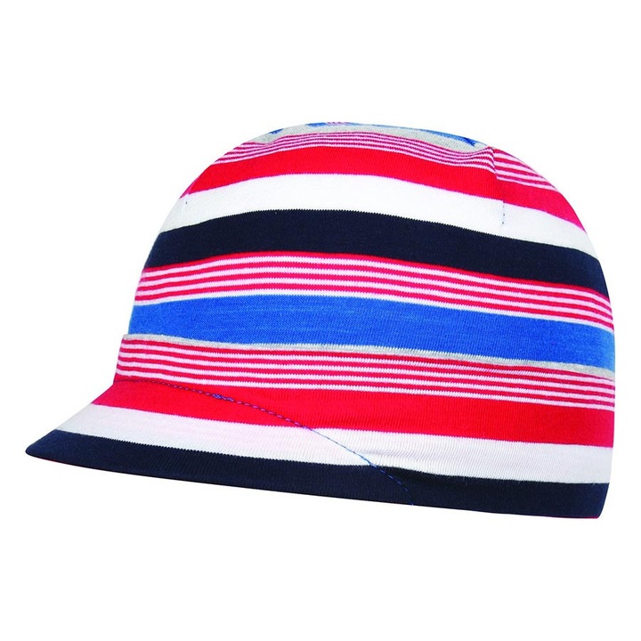 Шапка за бебета, пъстър шарен модел на райета, 95% памук, 5% еластан, слънцезащита, подходяща за топли дни