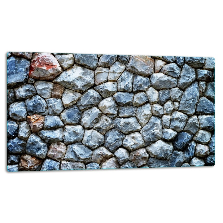 Placa de sticla universala 52x30cm, tocator de bucatarie, design grafic, rezistent la temperaturi ridicate