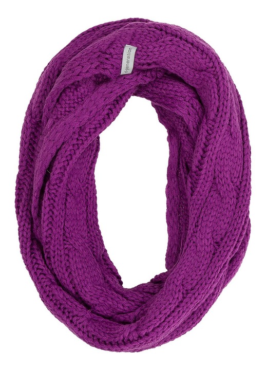 Esarfa tricotata mov