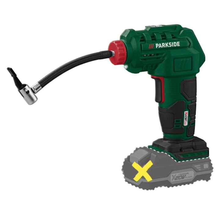 Compresor fara fir PAK 20-Li B2, 20V, 7 bar, fara baterie si incarcator