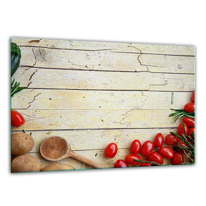 Tocator de bucatarie, 30x22cm, sticla securizata, antiderapant