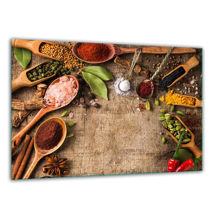 Tocator de bucatarie, 30x22cm, sticla calita, antiderapant, pentru servire si taiere