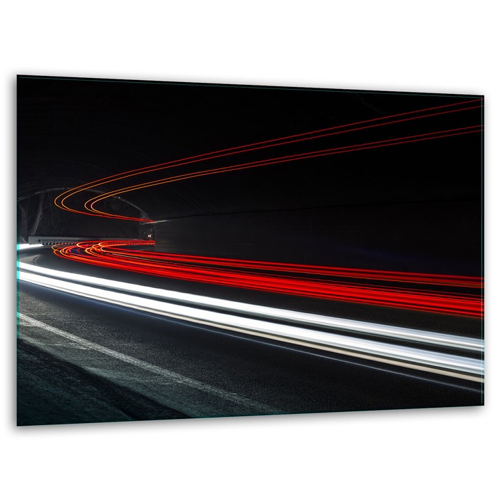 Tocator, 40x30cm, sticla, antiderapanta, neagra, set cu suporturi silicoane