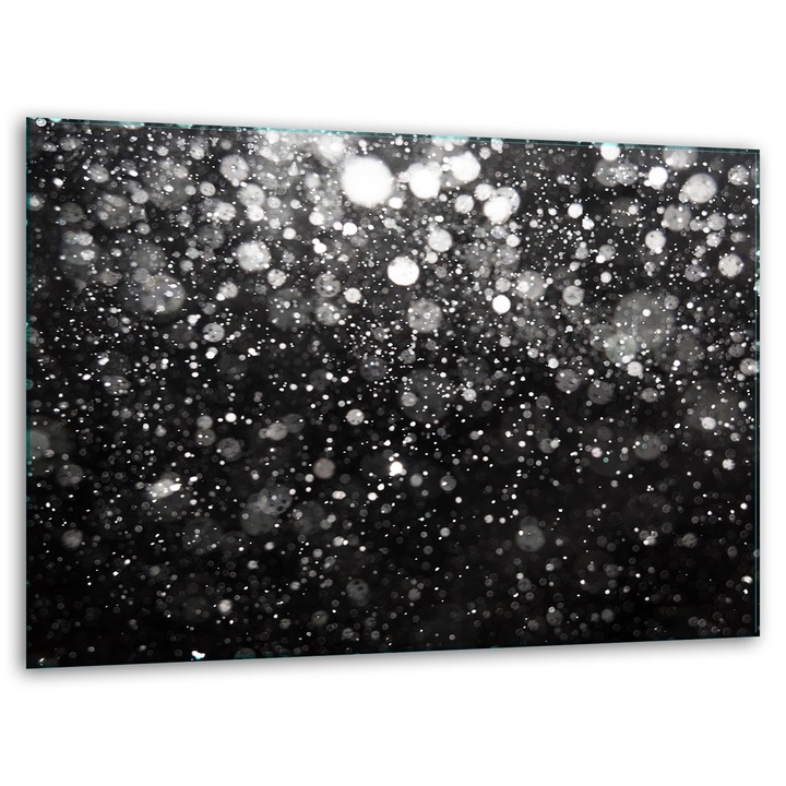 Tocator, sticla, 40x30cm, antiderapant, rezistent la zgarieturi, multicolor