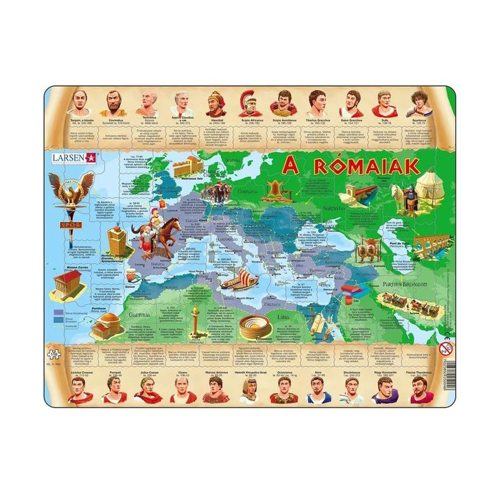 Larsen Maxi Puzzle 110 db-os - A Rómaiak (HL4HU)