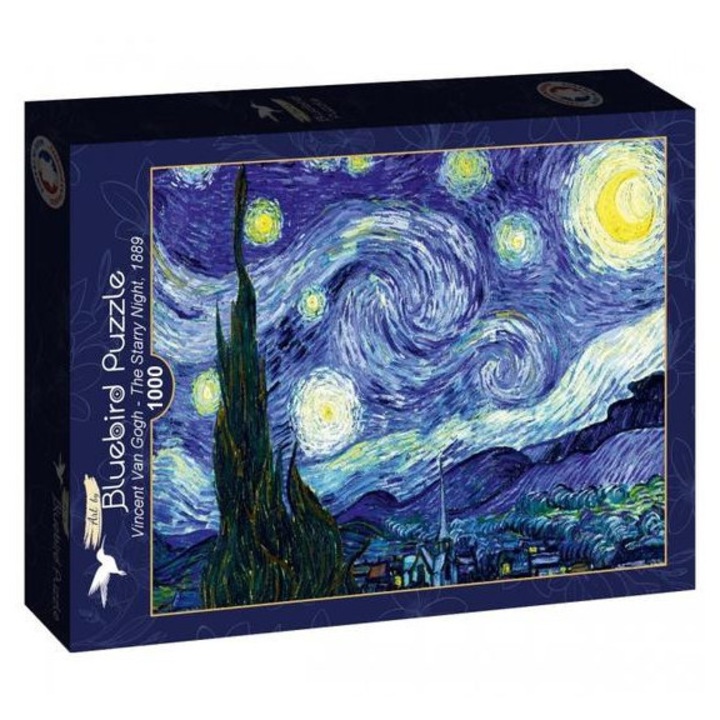 Bluebird 1000 db-os Art by puzzle - Vincent Van Gogh - Csillagos éj 1889 (60342)