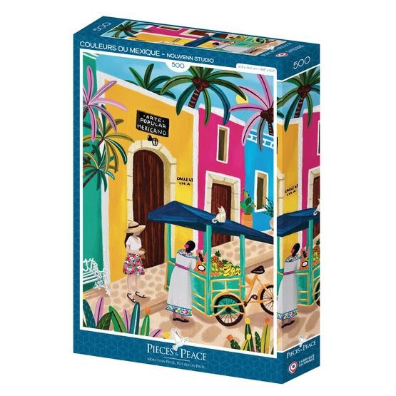 peaceandpeaceページ Puzzle Pieces & Peace de 500 de piese - Culorile Mexicului (0166