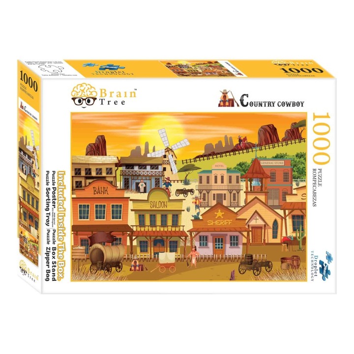 Puzzle Brain Tree Orasul de Vest, 1000 piese