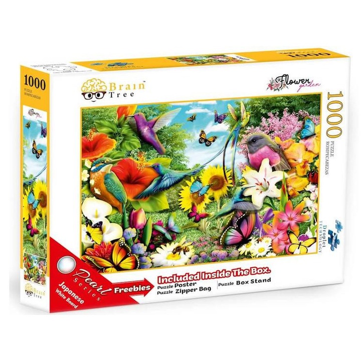 Пъзел Brain Tree от 1000 части - Flower Garden (2102148)