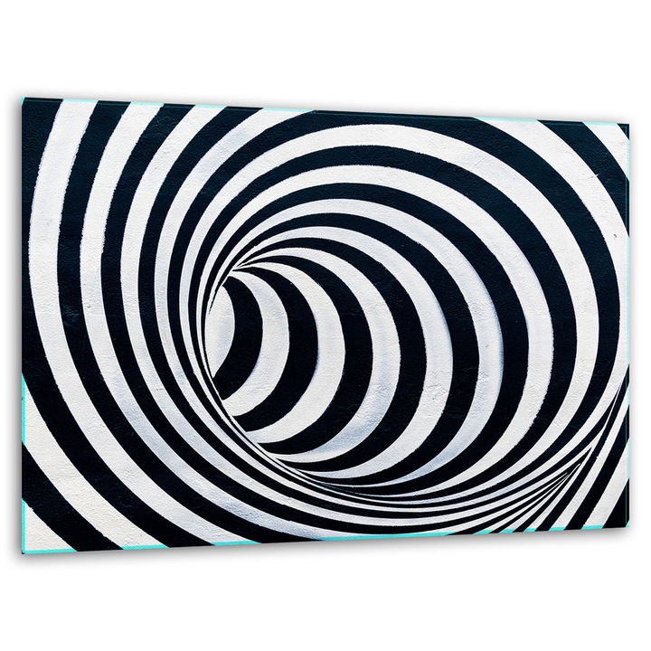 Tocator, 40x30cm, sticla, abstract, set cu suporturi antiderapante