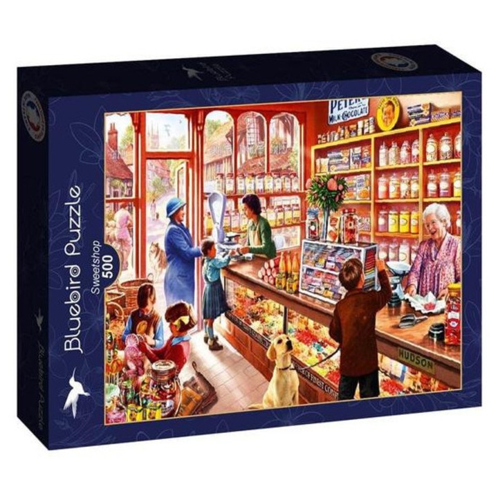 Пъзел Bluebird от 500 части - Сладкарница (90663)