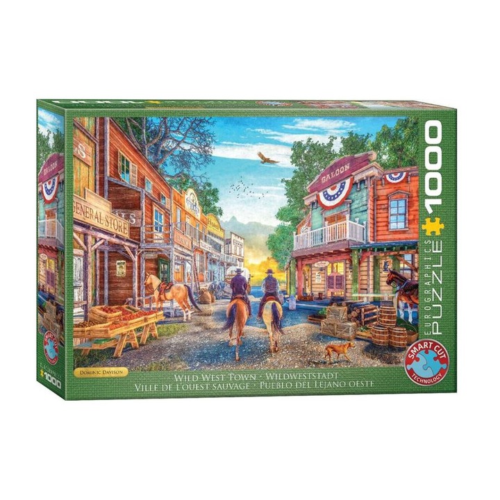 Пъзел EuroGraphics от 1000 части - Окръг Див Запад, Дейвисън (6000-6028)