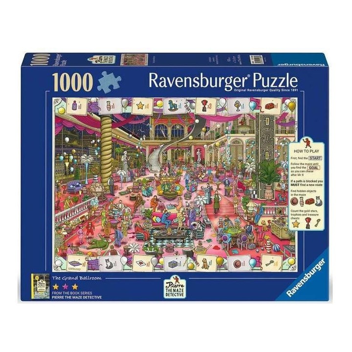 Ravensburger 1000 db-os puzzle - Pierre, a labirintusnyomozó (12001086)