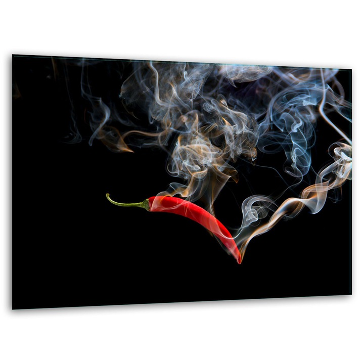 Tocator, 40x30cm, sticla, antiderapanta, set cu suporturi silicone