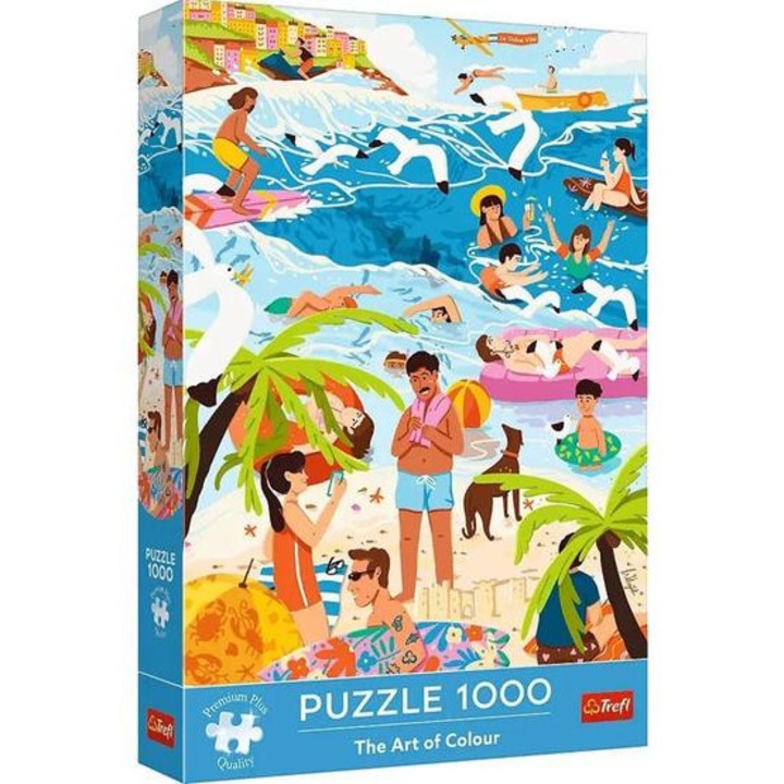 Trefl 1000 db-os Premium Plus puzzle - The Art of Colour - Vakáció (12065)