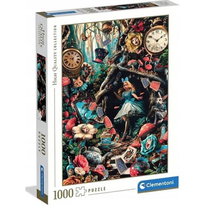 Clementoni 1000 db-os puzzle - High Quality Collection - Alíz Csodaországban (39888)