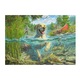 Puzzle Schmidt 1000 de piese - Dog's Life - Labrador galben la vanatoare de pesti (58557)