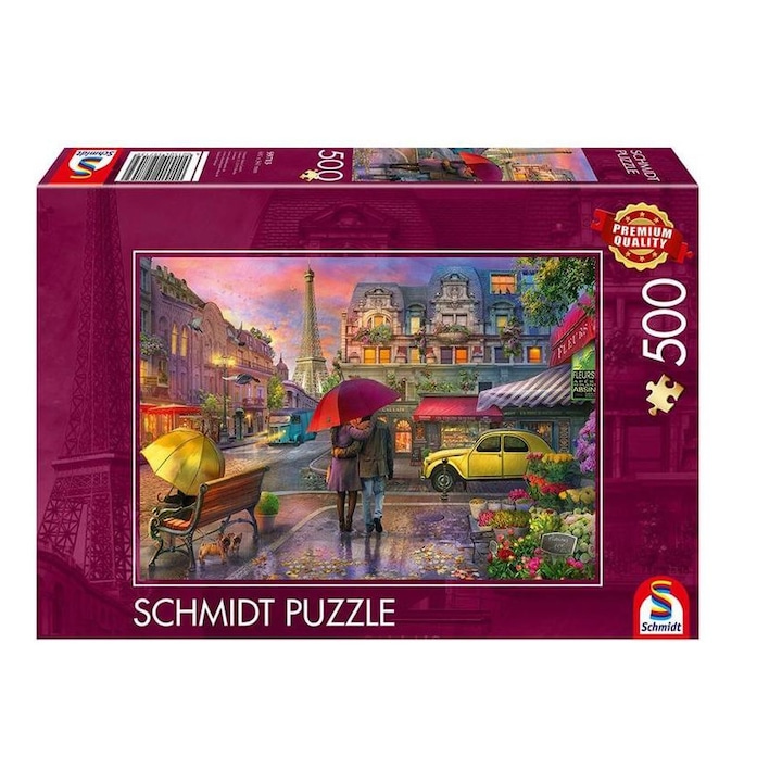 Puzzle Schmidt 500 piese - Ploaie magica la Paris (59713)
