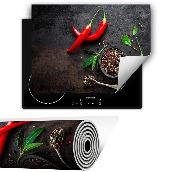 Folie protectoare din vinil pentru plita inductiva, 80x52 cm