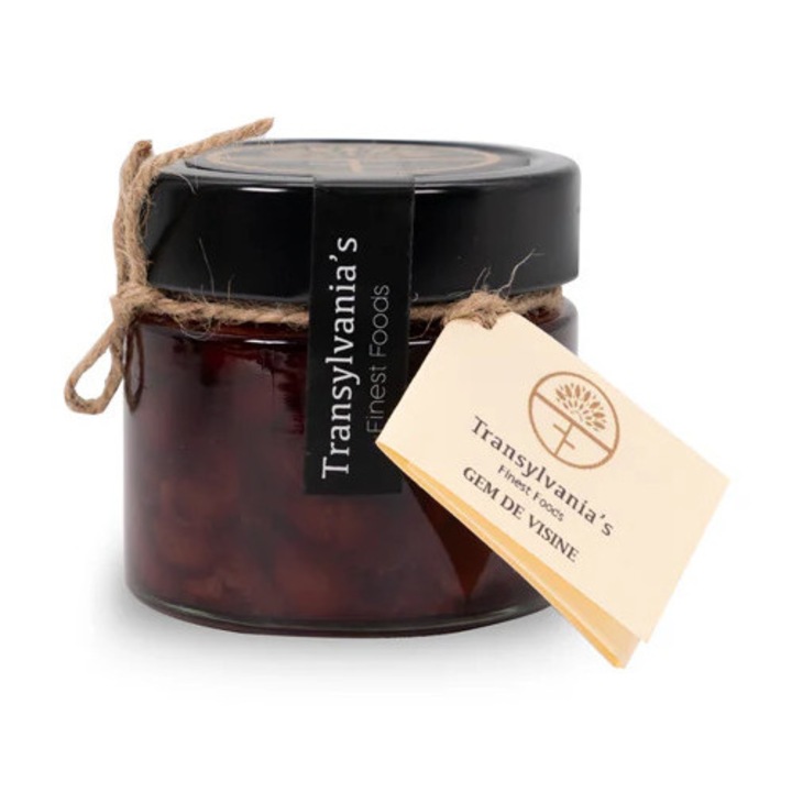 Gem din visine cu miere 200g Transylvania's Finest Foods