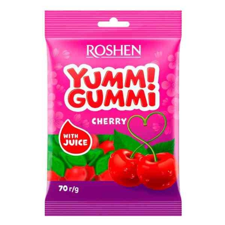 Jeleuri cu gust de cirese Roshen Yummi Gummi 3 x 70gr