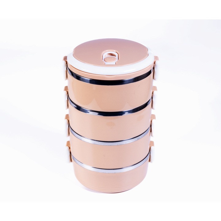 TOO KT-408 P recipient alimentar roz 4x700 ml