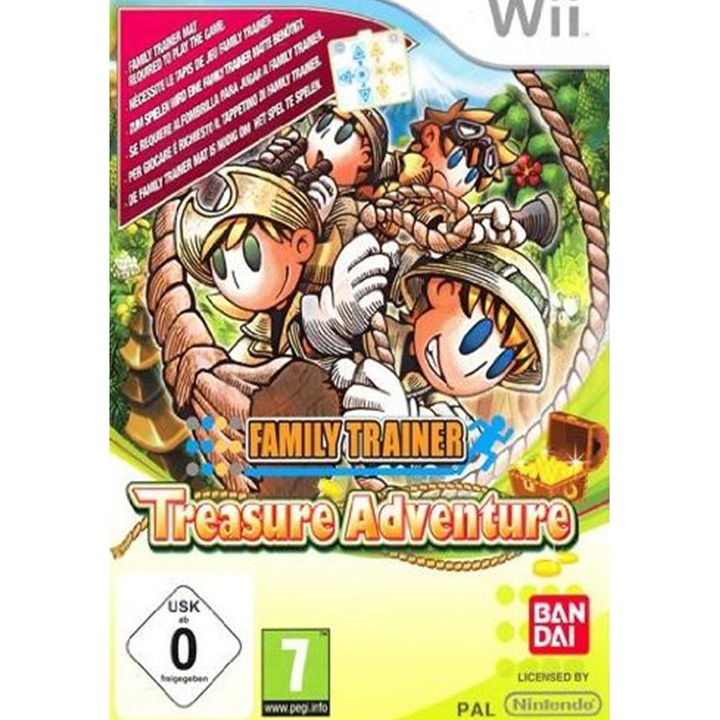 Игра NAMCO BANDAI GAMES Family Trainer Treasure Adventure Standalone Game, за Nintendo Wii