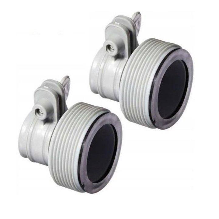 INTEX hollanderes átalakító, 32mm medence csatlakozáshoz, szorítóanyával (29061), 2 db / csomag