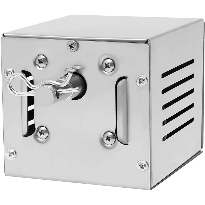 Barbecue motor, 25W, kültéri, rozsdamentes acél, ezüst