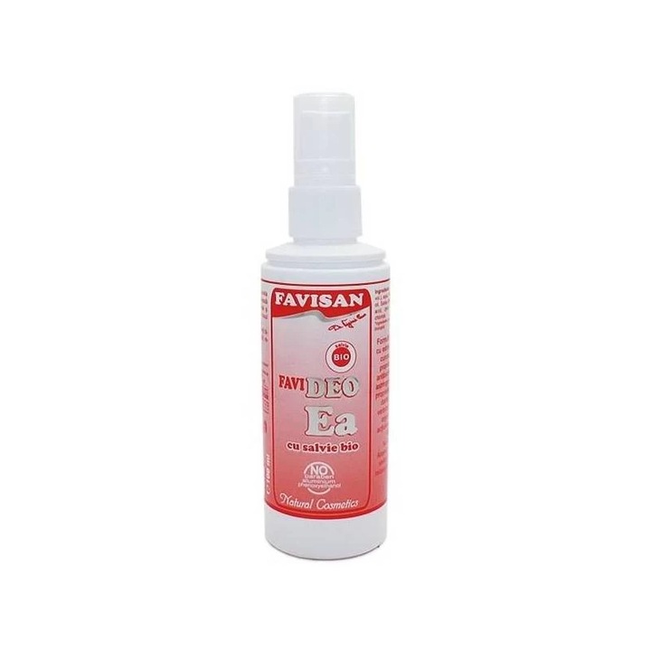Deodorant Favisan, 100ml, unisex, spray, cu extract de salvie și verbină