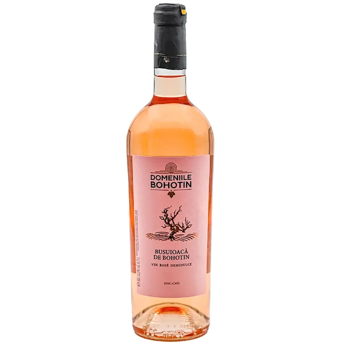 Vin rose demidulce Domeniile Bohotin Busuioaca de Bohotin, 0.75L