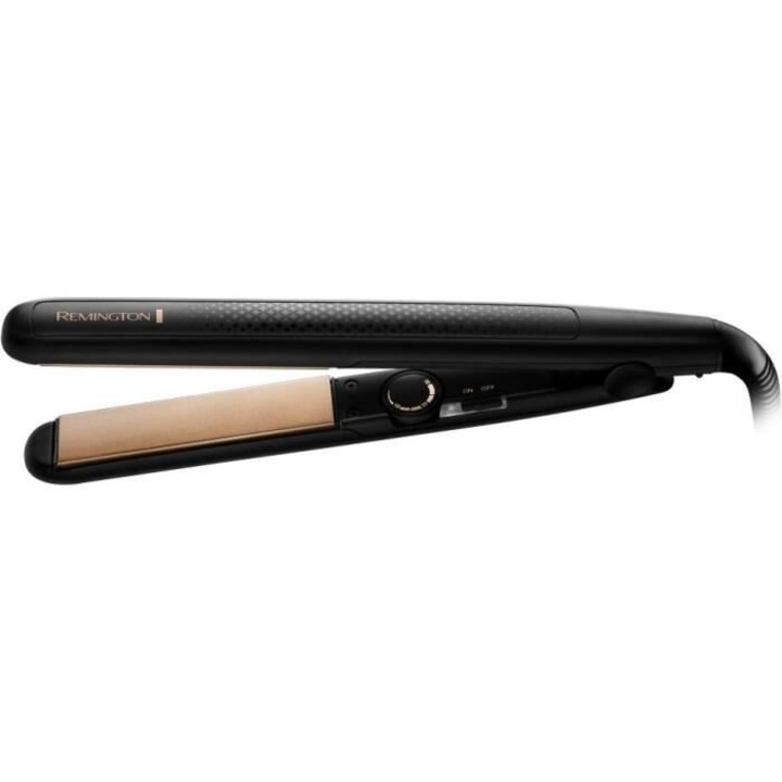 Преса за коса Remington S6308, усъвършенствана керамика, 220°C, черна