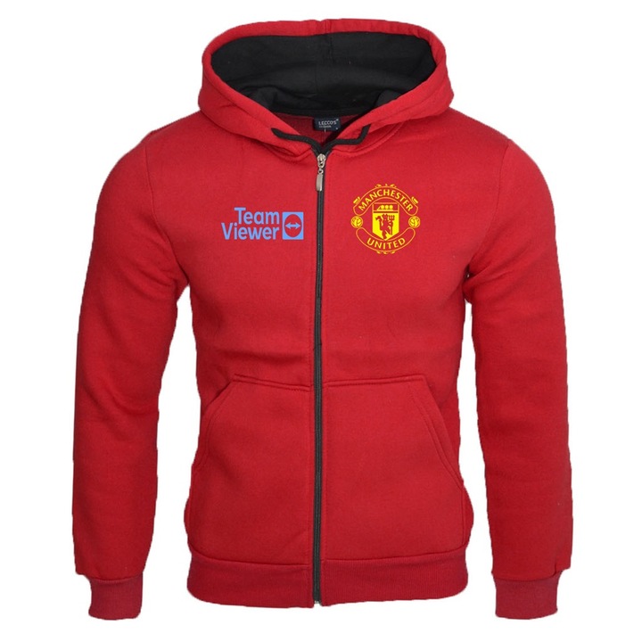 Hanorac Manchester United, S, Rosu