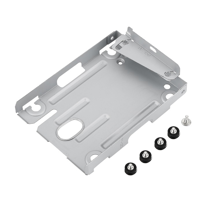 Suport montare hard disk 2.5 inch HERUSI pentru PS3 CECH-400X, usor, disipare caldura, negru