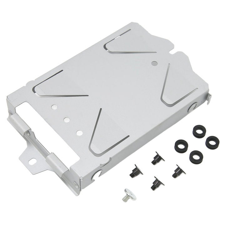 Ултратънък метален държач за HDD, HERUSI, за PS4 Pro, черен