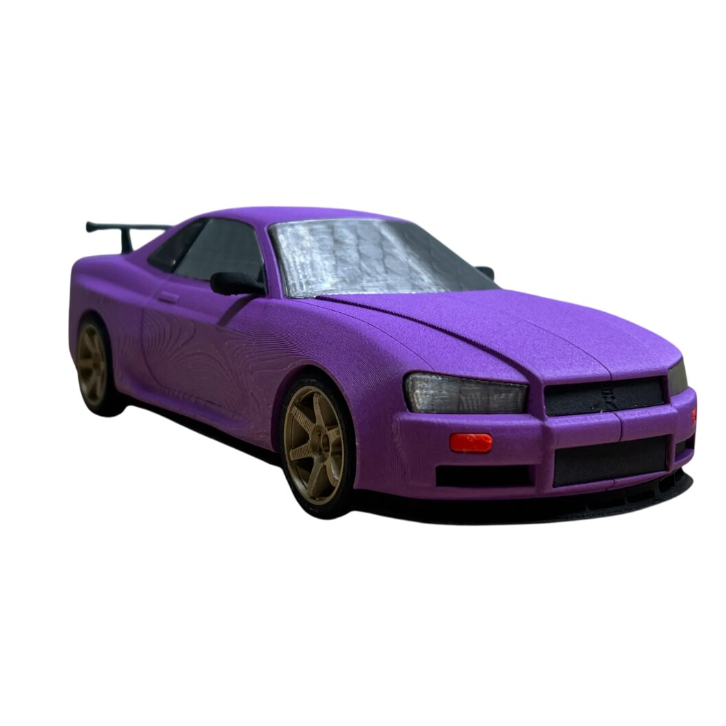 Model decorativ auto Nissan Skyline GT-R R34, 1:18, plastic
