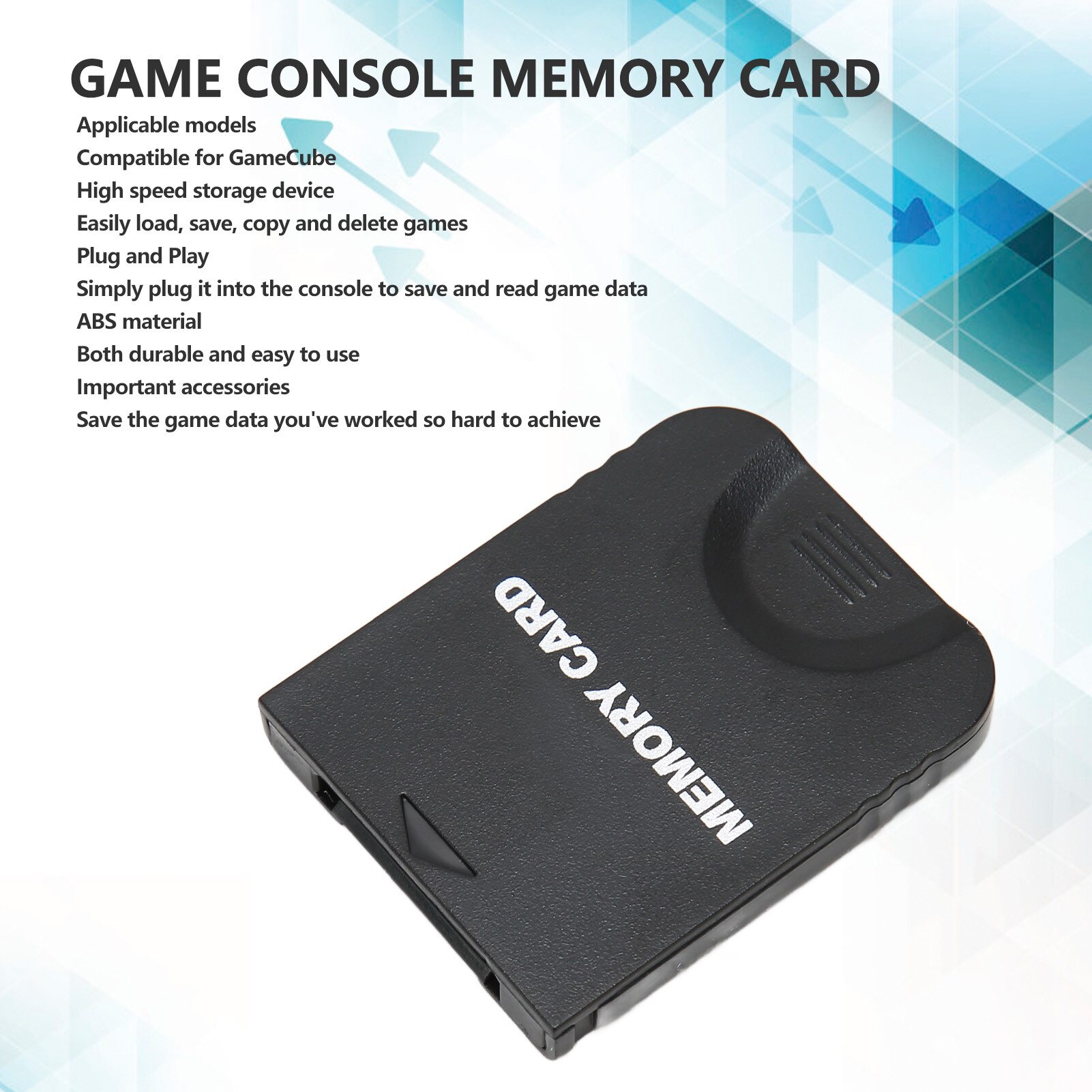 Card de memorie pentru console de jocuri GameCube, 32MB, plug and