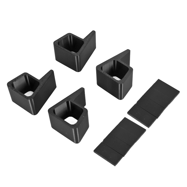 Vízszintes állvány Xbox One konzolhoz, 4 darabos készlet, csúszásmentes, fekete