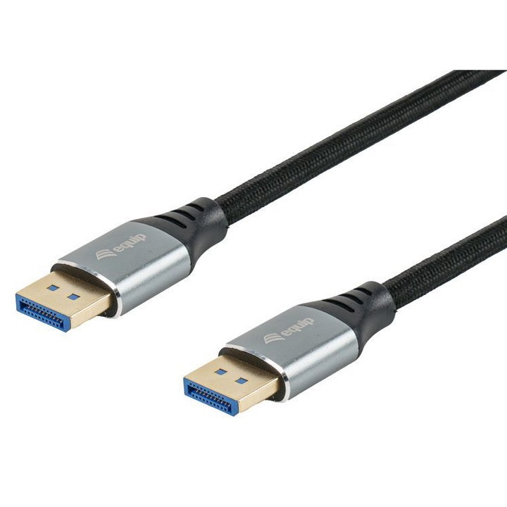 Кабел DisplayPort към DisplayPort 2.1 16K/60Hz EQuip 2m Черен