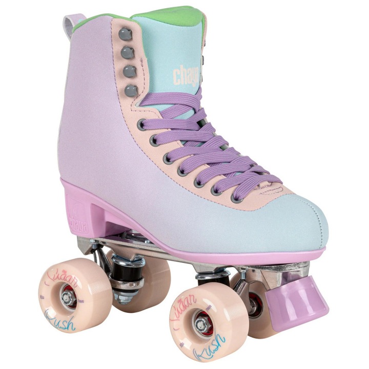 Patine cu rotile Powerslide CHAYA Melrose Deluxe, talpă vintage, culoare pastel, mărime 41