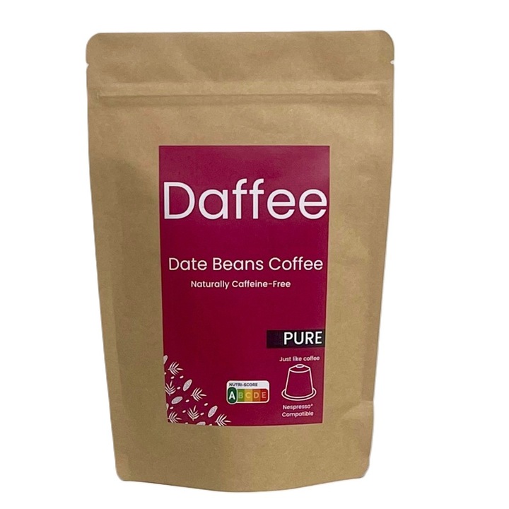 Daffee Tiszta, datolyaszilva mag kávé, kávé alternatíva, 10 komposztálható kapszula, 80g