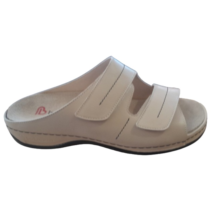 Papuci dama, Berkemann, Bej, 40 EU