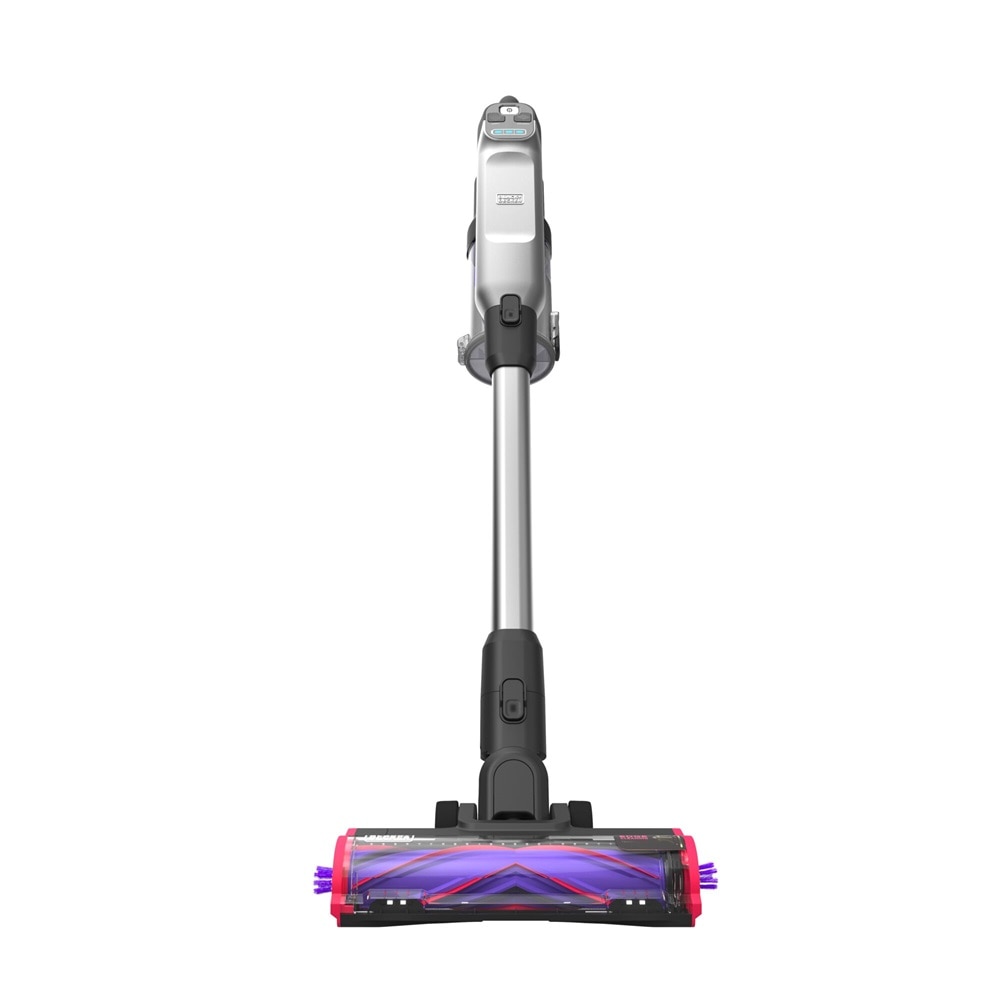 Aspirator vertical pe acumulator 4 in 1 Black & Decker BHFEA640WG, acumulator Li-Ion 21.6V 4 Ah, autonomie pana la 45 min, indicator status LED, 2 trepte de aspirare, iluminare LED perie, filtru anti-alergic