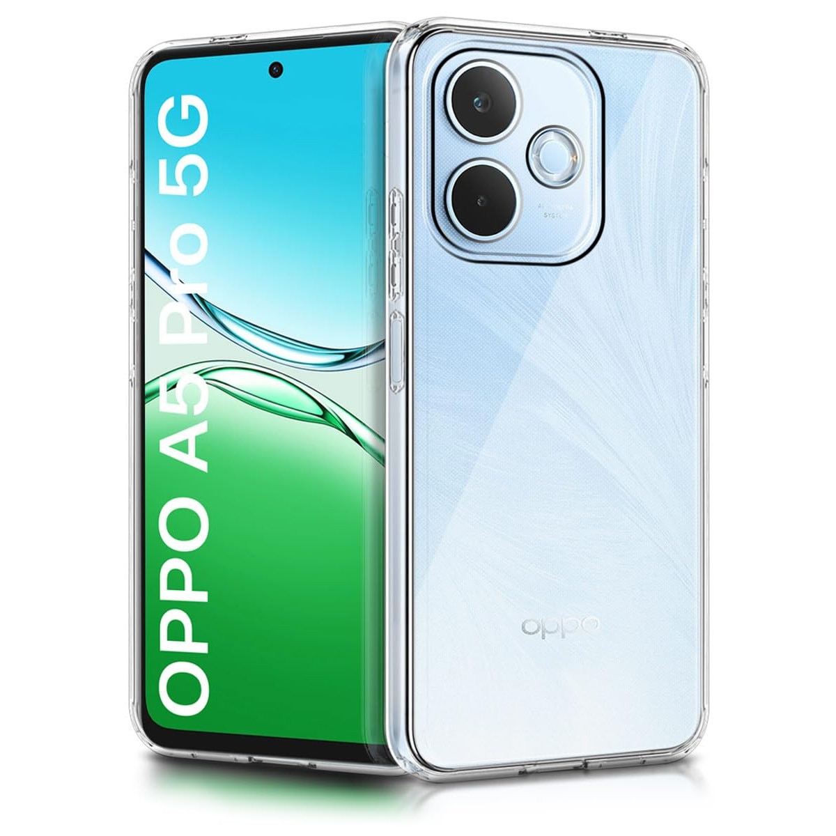 Husa pentru Oppo A5 Pro 5G Anti-Shock 1.5mm cu protectie lentile Transparent