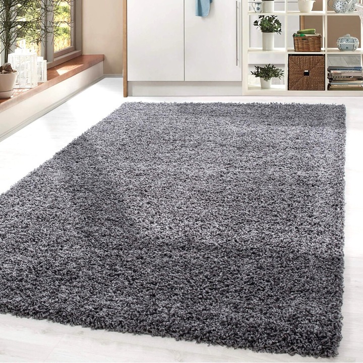 Shaggy szőnyeg Arena (Dark Grey) 60x110cm Sötét Szürke