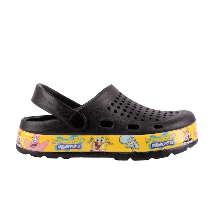 Сабо Coqui Kiddo K 1023-663-2200, момчета, черни, 24-25 EU