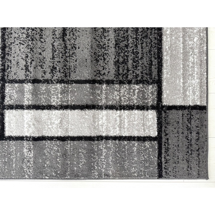 Modern szőnyeg Torino 574 (Gray) 80x150cm Szürke